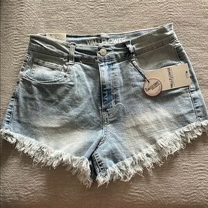 Wallflower Women's Light Blue Denim Shorts